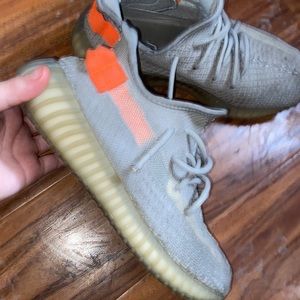 Orange and Grey Yeezys